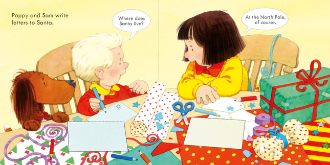 Prima pagina a cartii Poppy and Sam's Lift-the-Flap Christmas with Advent Calendar