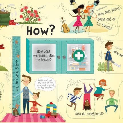 A treia pagina a cartii Questions and Answers about your Body