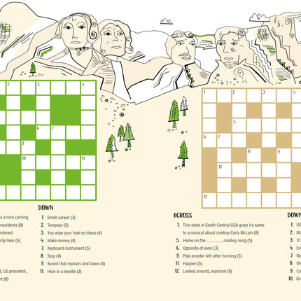 A doua pagina a cartii 100 Children's Crosswords: Travel