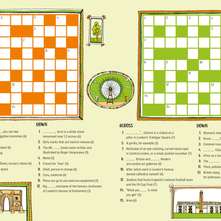 A treia pagina a cartii 100 Children's Crosswords: Travel
