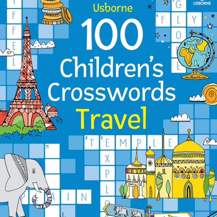 Coperta cartii 100 Children's Crosswords: Travel