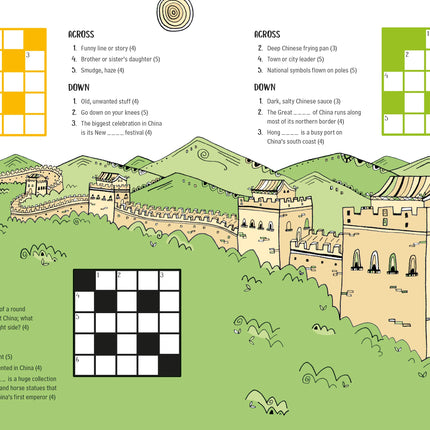 Prima pagina a cartii 100 Children's Crosswords: Travel
