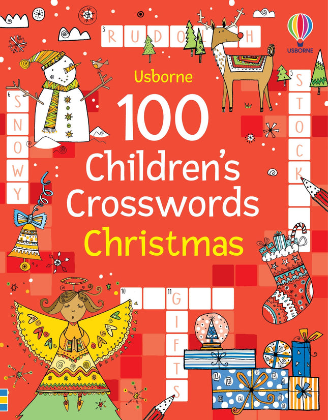 Coperta cartii 100 Children's Crosswords: Christmas