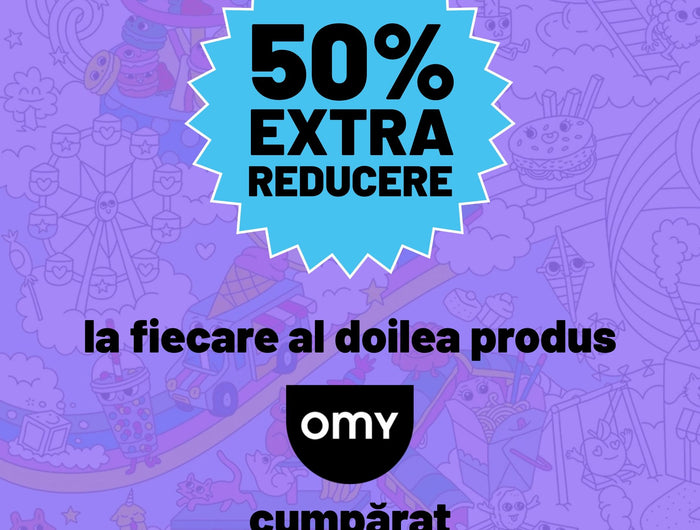 50% OFF la produsele OMY - miniLama