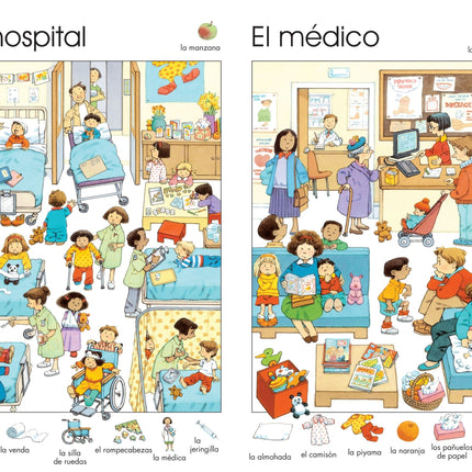 A cincea pagina a cartii First Thousand Words in Spanish