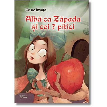 Coperta cartii Albă-ca-Zăpada și cei 7 pitici
