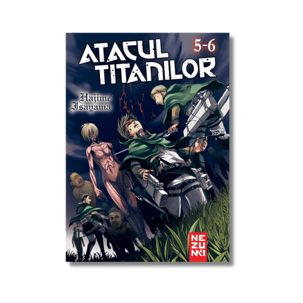 coperta atacul titanilor cu eroi in lupta cu titanii