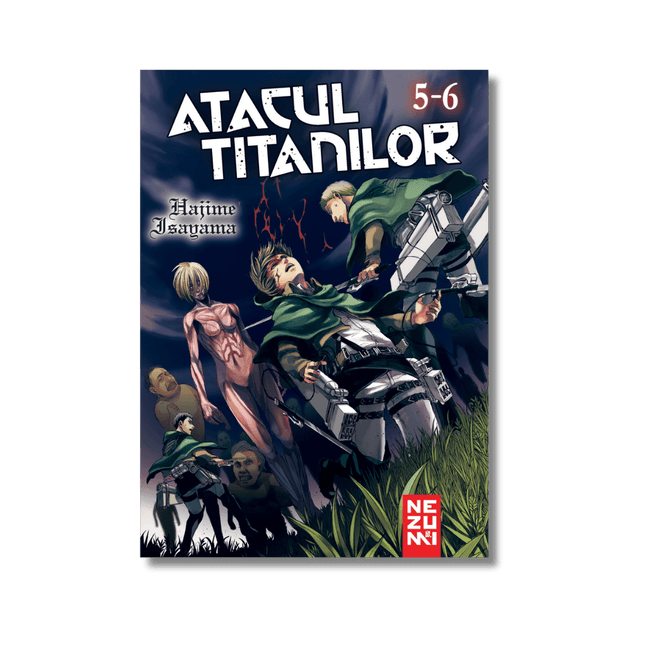 coperta atacul titanilor cu eroi in lupta cu titanii