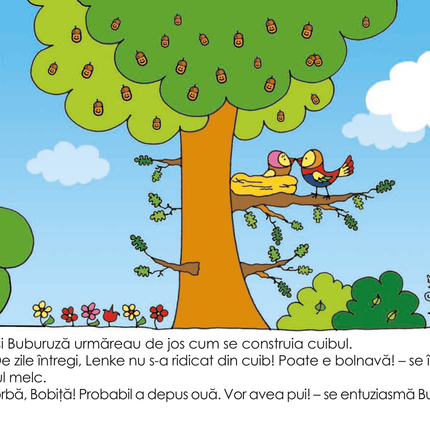 A patra pagina a cartii Bobita si Buburuza sar in ajutor