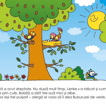 A sasea pagina a cartii Bobita si Buburuza sar in ajutor