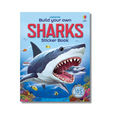 carte Usborne cu stickere si ilustratii cu rechini - miniLama