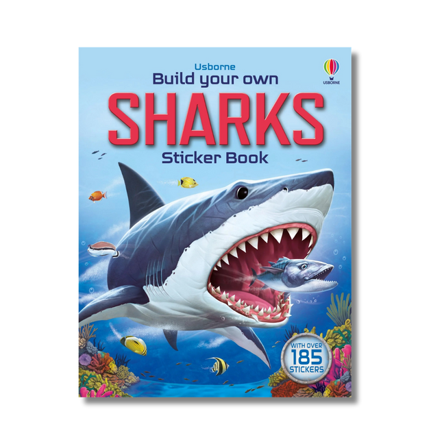 carte Usborne cu stickere si ilustratii cu rechini - miniLama