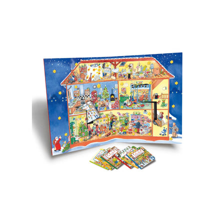 Calendar Advent Caută și găsește - 24 de mini cărți pentru copii - deschis