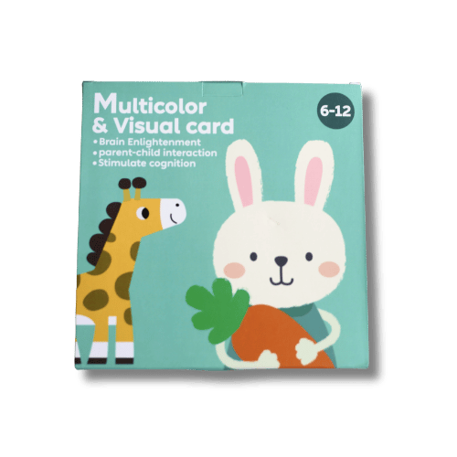 cutie carduri cognitive cu animale colorate