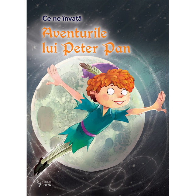 Coperta cartii ce ne invata aventurile lui Peter Pan pe miniLama.ro