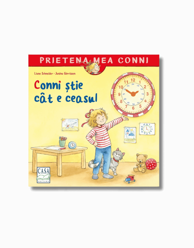 Coperta cartii Conni știe cât e ceasul