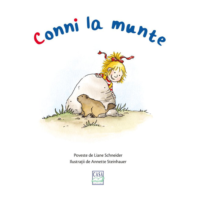 Prima pagina a cartii Conni la munte