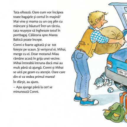 A doua pagina a cartii Conni merge cu cortul