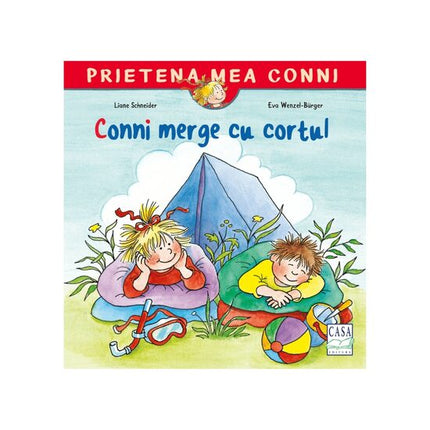 Coperta cartii Conni merge cu cortul