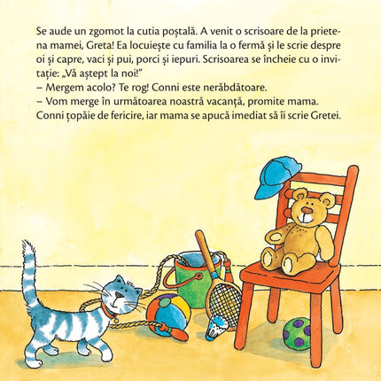 Conni merge la fermă - Poveste în limba română