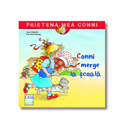 Coperta cartii Conni merge la școală