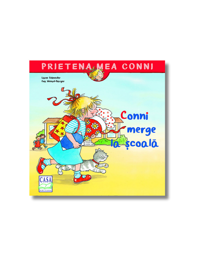 Coperta cartii Conni merge la școală