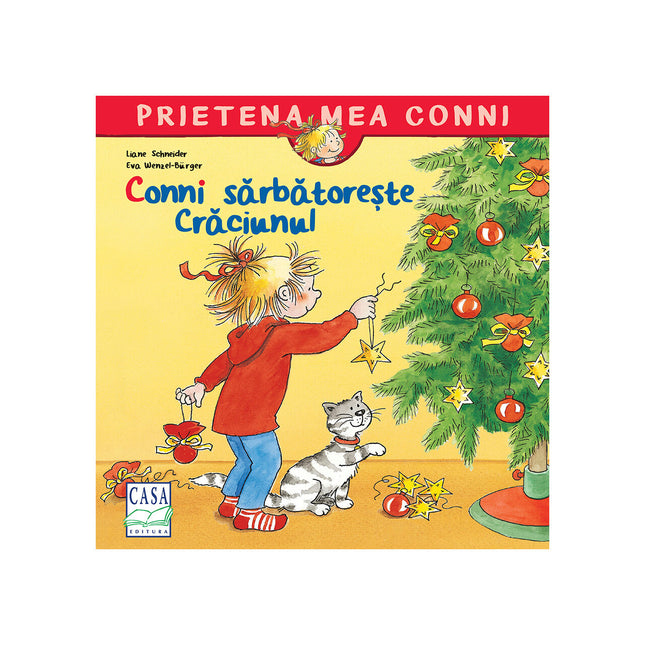 Coperta cartii Conni sărbătorește Crăciunul - Poveste în limba română