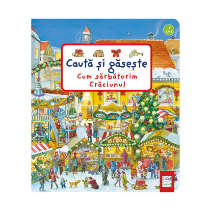 Coperta cartii Cum sărbătorim Crăciunul - Caută și găsește - Carte ilustrată în limba română