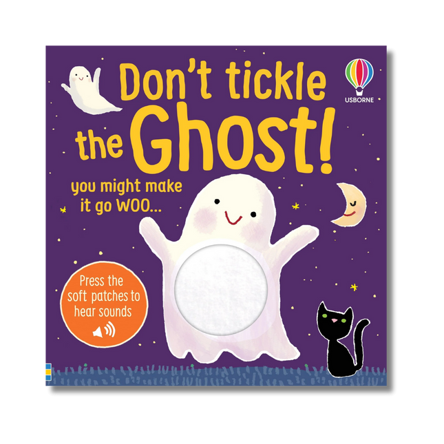 coperta Dont_Tickle_the_Ghost cu o fantoma simpatica