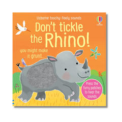 coperta Dont_Tickle_the_Rhino cu un rinocer prietenos