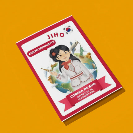 Card cu numele Jiho in  jocul Echipaj de zbor in jurul lumii