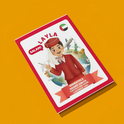 Card cu numele Layla in  jocul Echipaj de zbor in jurul lumii