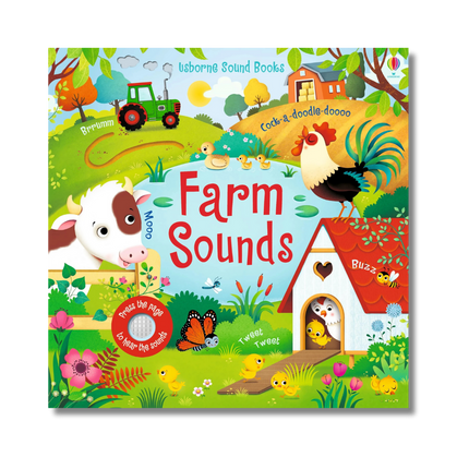 Coperta Farm sounds cu animale de la ferma