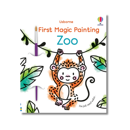coperta first magic painting zoo cu o maimuta pe liana