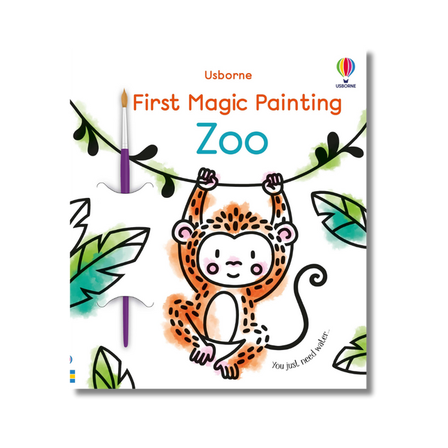 coperta first magic painting zoo cu o maimuta pe liana