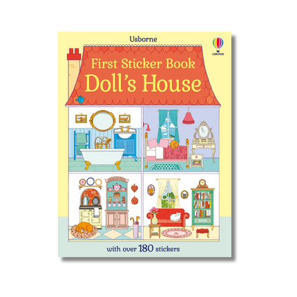 coperta First_Sticker_Book_Dolls_House cu o casa de papusi