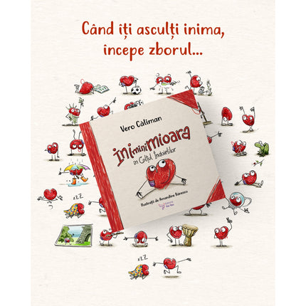 Coperta cartii iniminimioara cu inimi, de Vero Caliman, pe miniLama.ro