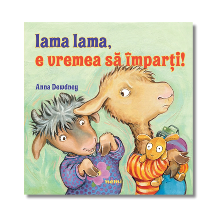 carte lama lama e vremea sa imparti cu ilustratii