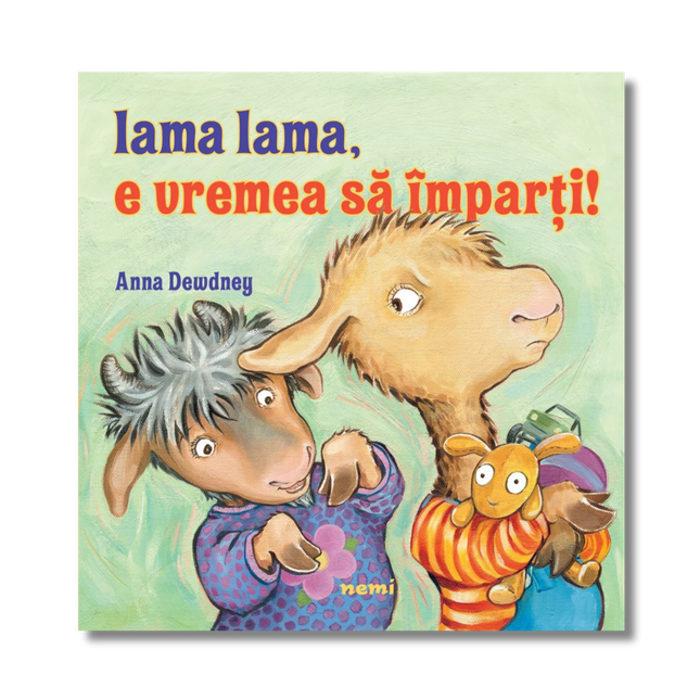 carte lama lama e vremea sa imparti cu ilustratii