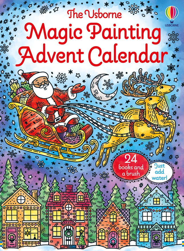 Coperta Magic Painting Advent Calendar cu 24 mini-cărți