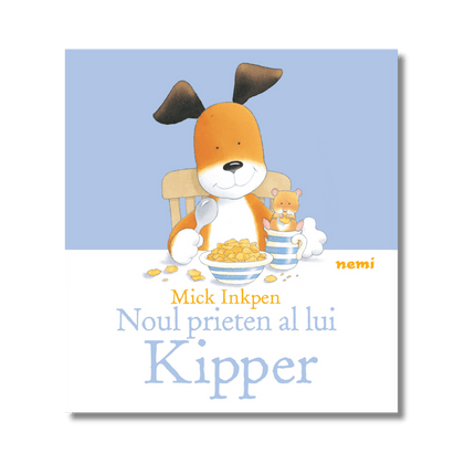 coperta cu catelul kipper la masa