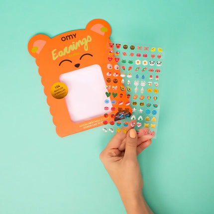 OMY kawaii earring stickers pack miniLama