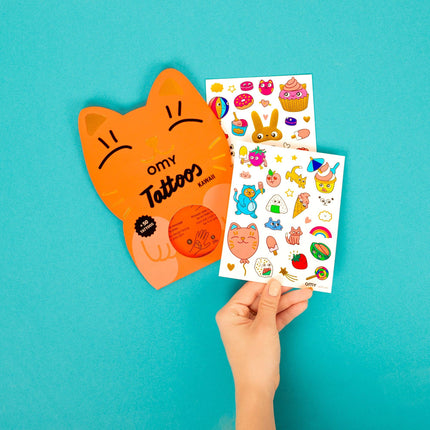 OMY Kawaii tattoo pack miniLama