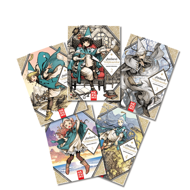 Pachet Atelierul Vrăjitoarelor (5 cărți)