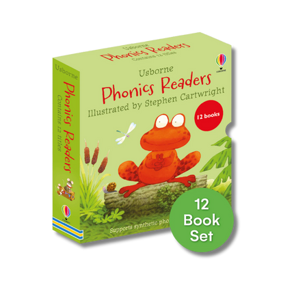 coperta Phonics_Readers_Set cu o broscuta rosie