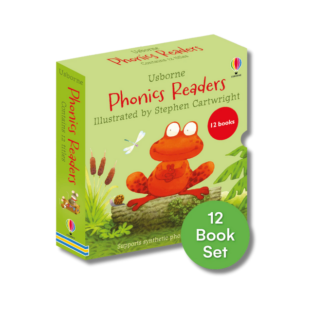 coperta Phonics_Readers_Set cu o broscuta rosie