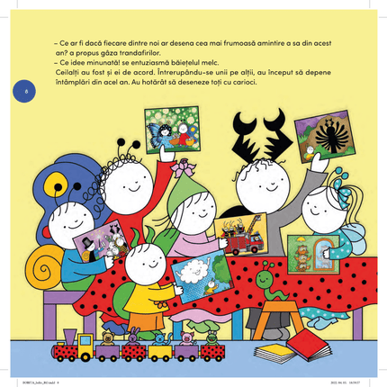 A sasea pagina a cartii Povești din căsuța cu buline