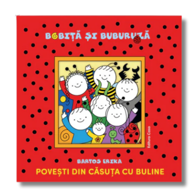 Coperta cartii Povești din căsuța cu buline - miniLama