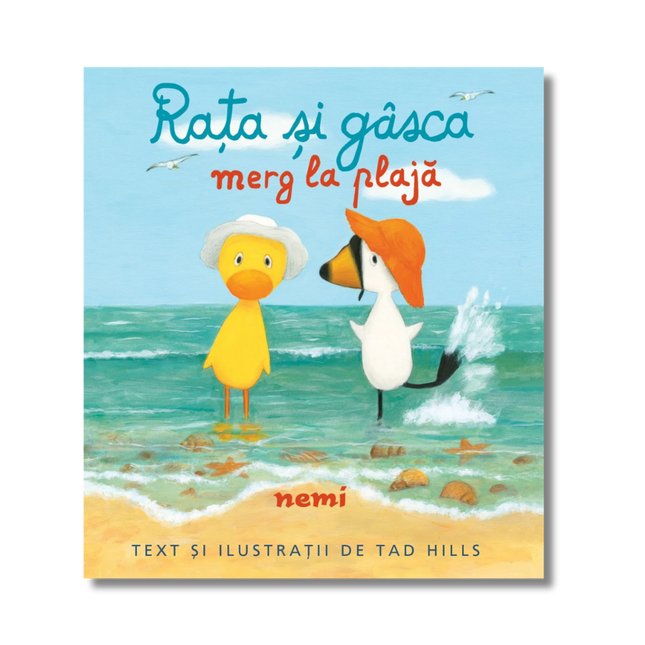 carte rata si gasca merg la plaja - miniLama