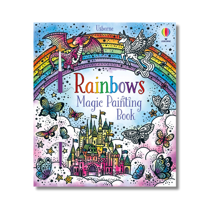 Coperta Rainbow magic painting cu curcubeu si unicorni